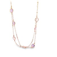 Collar Lucos Mujer in Plata Quarzo ESCO 758-LILLA - ESCO 758-LILLA